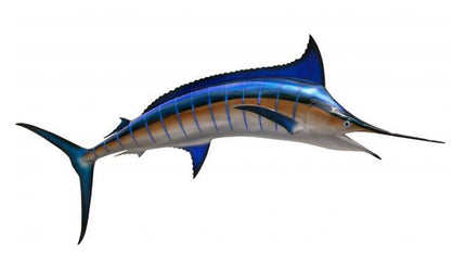 89-INCH BLUE MARLIN, HALF-SIDED