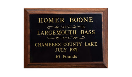ENGRAVED PLAQUE