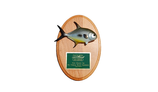 PERMIT TROPHY PLAQUE, VERTICAL