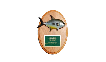 PERMIT TROPHY PLAQUE, VERTICAL