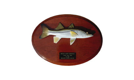 SNOOK TROPHY PLAQUE, HORIZONTAL