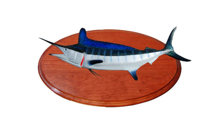 WHITE MARLIN TROPHY PLAQUE, HORIZONTAL