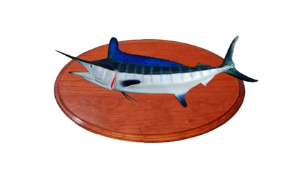 WHITE MARLIN TROPHY PLAQUE, HORIZONTAL