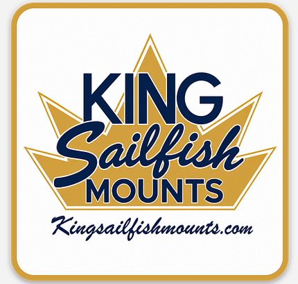 KING SAILFISH CROWN STICKER
