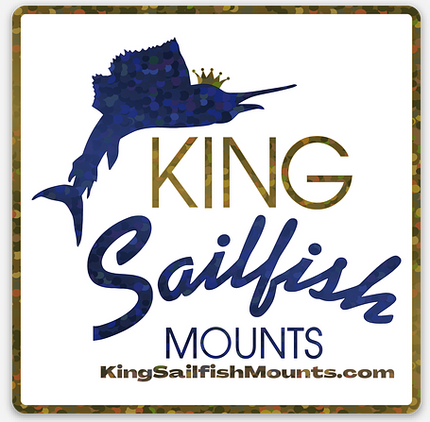 KING SAILFISH HOLOGRAPHIC STICKER